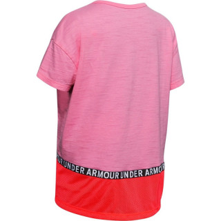 Girl's UA Charged Cotton Taped SS T-Shirt 
