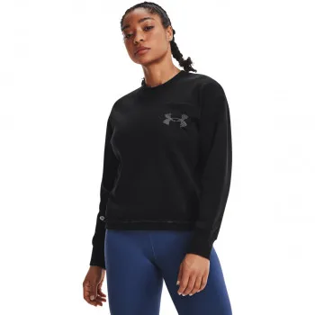 Women's UA Rival Fleece Mesh Crew 