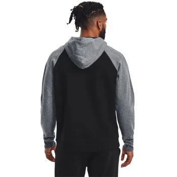 Men's UA Rival Fleece Wordmark Colorblock Hoodie 