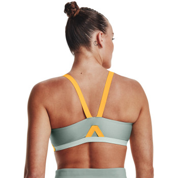 Women's UA Infinity Mid High Neck Shine Sports Bra 