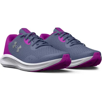 Girls' Grade School UA Charged Pursuit 3 Running Shoes 