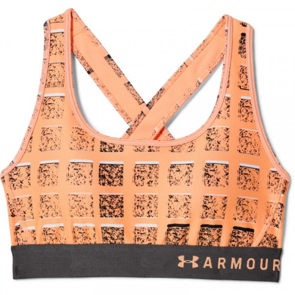 Women's Armour® Mid Crossback Print Sports Bra 