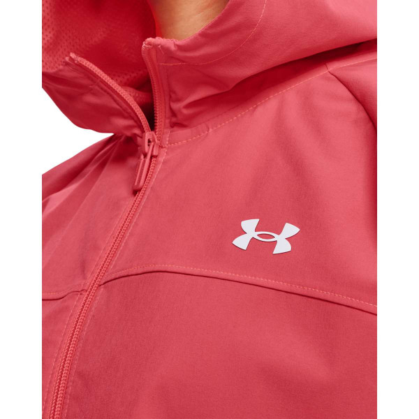 Women's UA Woven Branded Full Zip Hoodie 