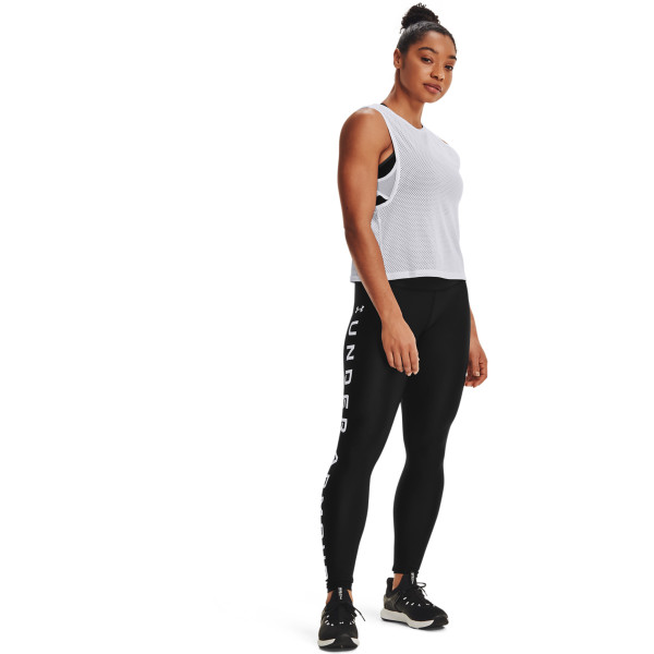 Women's UA HeatGear® Armour No-Slip Waistband Branded Full-Length Leggings 
