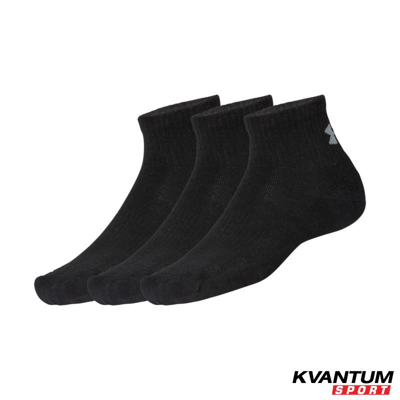 Adult UA Training Cotton Quarter Socks 3-Pack 
