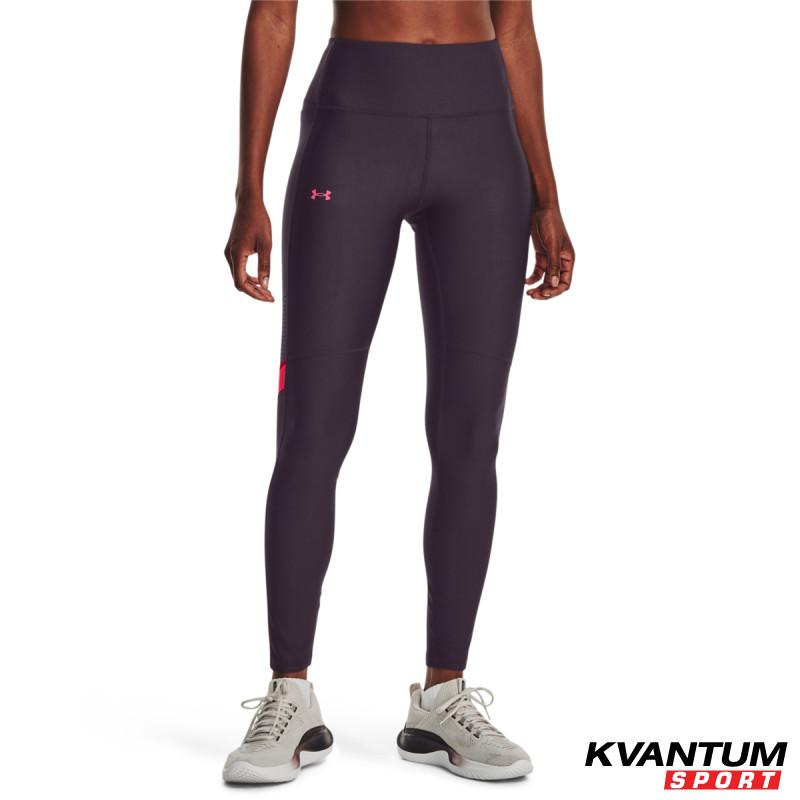 Women's HeatGear® No-Slip Waistband Mesh Panel Leggings