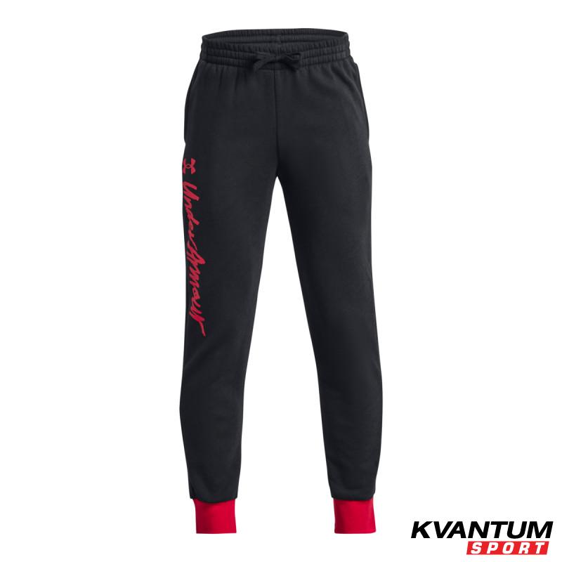Boys' UA Rival Fleece Script Joggers