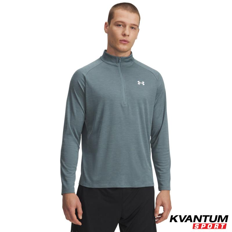 UA TECH TEXTURED 1/2 ZIP 