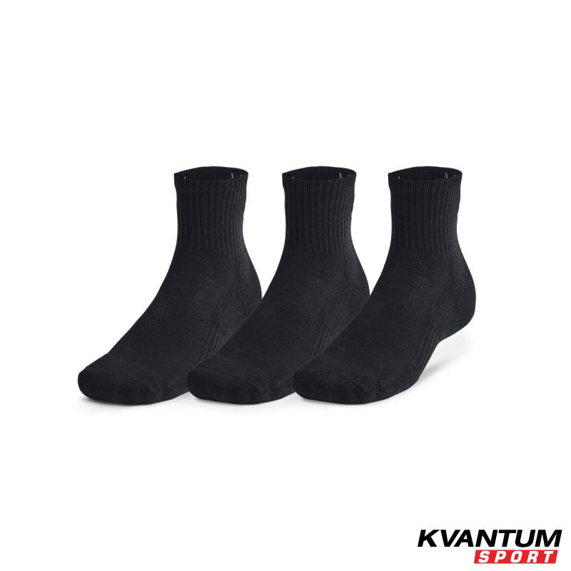 UNISEX UA TC 3PK QTR 